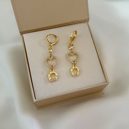 Brinco Chique banhado a ouro 18k